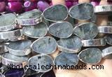 CME509 12 inches 18*28mm - 20*30mm flat teardrop labradorite beads