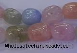 CMG228 15.5 inches 12*16mm - 13*18mm nuggets morganite beads