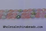 CMG238 15.5 inches 10*14mm oval morganite beads wholesale