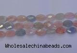 CMG269 15.5 inches 15*20mm faceted oval morganite beads