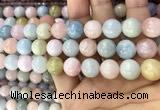 CMG333 15.5 inches 12mm round morganite beads wholesale