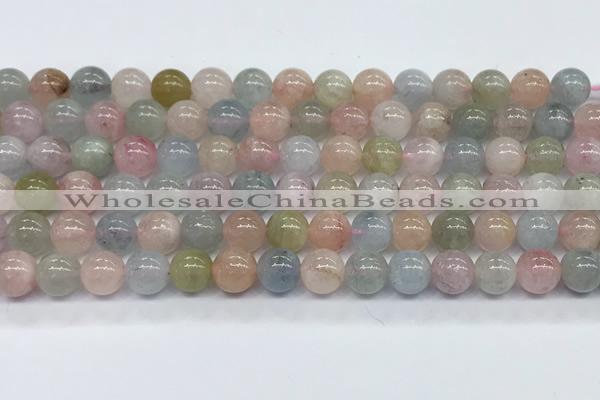 CMG392 15.5 inches 8mm round morganite gemstone beads