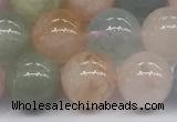 CMG393 15.5 inches 10mm round morganite gemstone beads