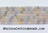 CMG430 15.5 inches 7mm round morganite beads wholesale