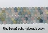 CMG441 15.5 inches 8mm round morganite gemstone beads wholesale