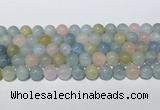 CMG442 15.5 inches 10mm round morganite gemstone beads wholesale