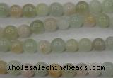 CMG51 15.5 inches 6mm round natural morganite beads wholesale