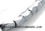 CMH01 16 inches 6*8mm faceted column magnetic hematite beads