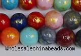 CMJ1011 15.5 inches 6mm round mixed Mashan jade beads wholesale