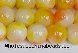 CMJ1051 15.5 inches 8mm round jade beads wholesale