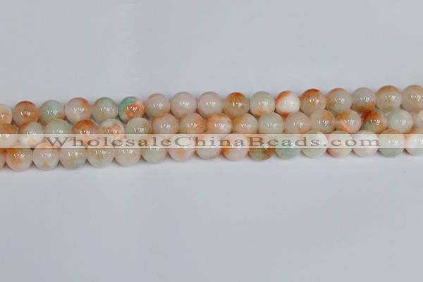 CMJ1066 15.5 inches 8mm round jade beads wholesale