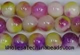 CMJ1071 15.5 inches 8mm round jade beads wholesale