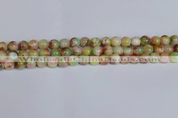 CMJ1076 15.5 inches 8mm round jade beads wholesale