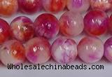 CMJ1146 15.5 inches 8mm round jade beads wholesale