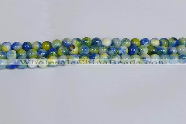 CMJ1221 15.5 inches 8mm round jade beads wholesale