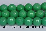 CMJ129 15.5 inches 8mm round Mashan jade beads wholesale