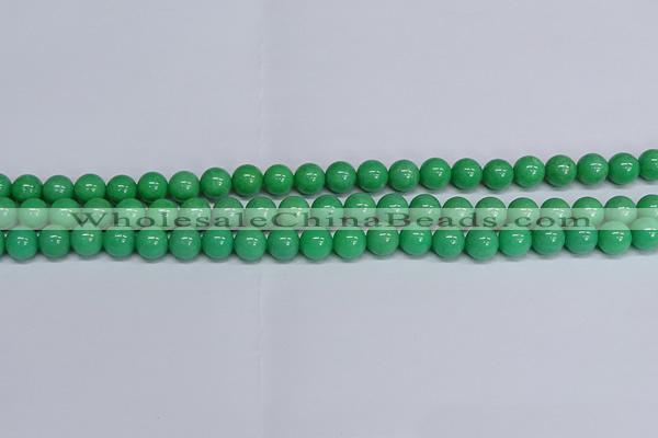 CMJ129 15.5 inches 8mm round Mashan jade beads wholesale