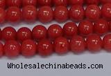 CMJ16 15.5 inches 6mm round Mashan jade beads wholesale