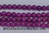 CMJ162 15.5 inches 4mm round Mashan jade beads wholesale