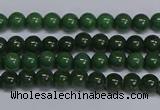 CMJ176 15.5 inches 4mm round Mashan jade beads wholesale