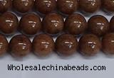 CMJ186 15.5 inches 10mm round Mashan jade beads wholesale