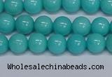 CMJ192 15.5 inches 8mm round Mashan jade beads wholesale