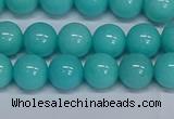 CMJ193 15.5 inches 10mm round Mashan jade beads wholesale