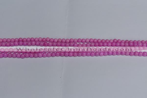 CMJ204 15.5 inches 4mm round Mashan jade beads wholesale