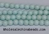 CMJ211 15.5 inches 4mm round Mashan jade beads wholesale