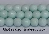 CMJ213 15.5 inches 8mm round Mashan jade beads wholesale