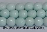 CMJ214 15.5 inches 10mm round Mashan jade beads wholesale