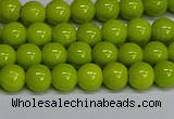 CMJ219 15.5 inches 6mm round Mashan jade beads wholesale