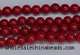 CMJ22 15.5 inches 4mm round Mashan jade beads wholesale