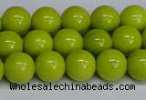 CMJ221 15.5 inches 10mm round Mashan jade beads wholesale