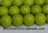 CMJ222 15.5 inches 12mm round Mashan jade beads wholesale