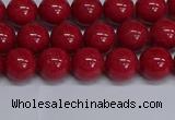 CMJ241 15.5 inches 8mm round Mashan jade beads wholesale