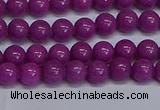 CMJ254 15.5 inches 6mm round Mashan jade beads wholesale