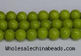 CMJ268 15.5 inches 6mm round Mashan jade beads wholesale