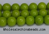 CMJ269 15.5 inches 8mm round Mashan jade beads wholesale