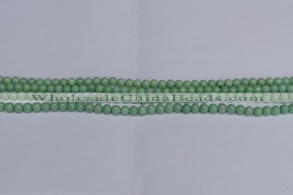 CMJ281 15.5 inches 4mm round Mashan jade beads wholesale