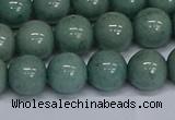 CMJ285 15.5 inches 12mm round Mashan jade beads wholesale