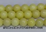 CMJ297 15.5 inches 8mm round Mashan jade beads wholesale