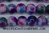 CMJ410 15.5 inches 10mm round rainbow jade beads wholesale