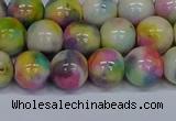 CMJ438 15.5 inches 10mm round rainbow jade beads wholesale