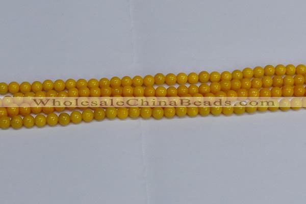 CMJ44 15.5 inches 6mm round Mashan jade beads wholesale