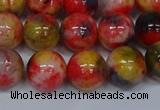 CMJ488 15.5 inches 12mm round rainbow jade beads wholesale