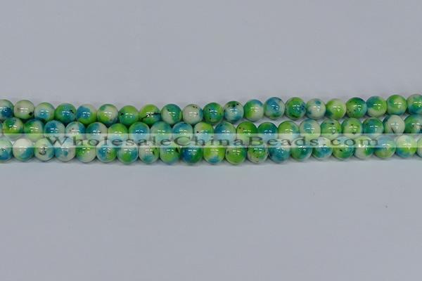 CMJ522 15.5 inches 10mm round rainbow jade beads wholesale