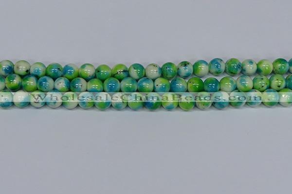 CMJ523 15.5 inches 12mm round rainbow jade beads wholesale