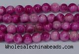 CMJ526 15.5 inches 4mm round rainbow jade beads wholesale