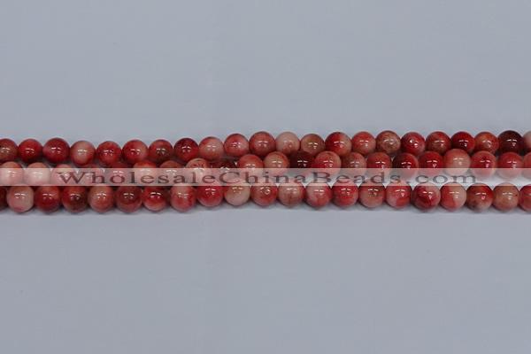 CMJ556 15.5 inches 8mm round rainbow jade beads wholesale